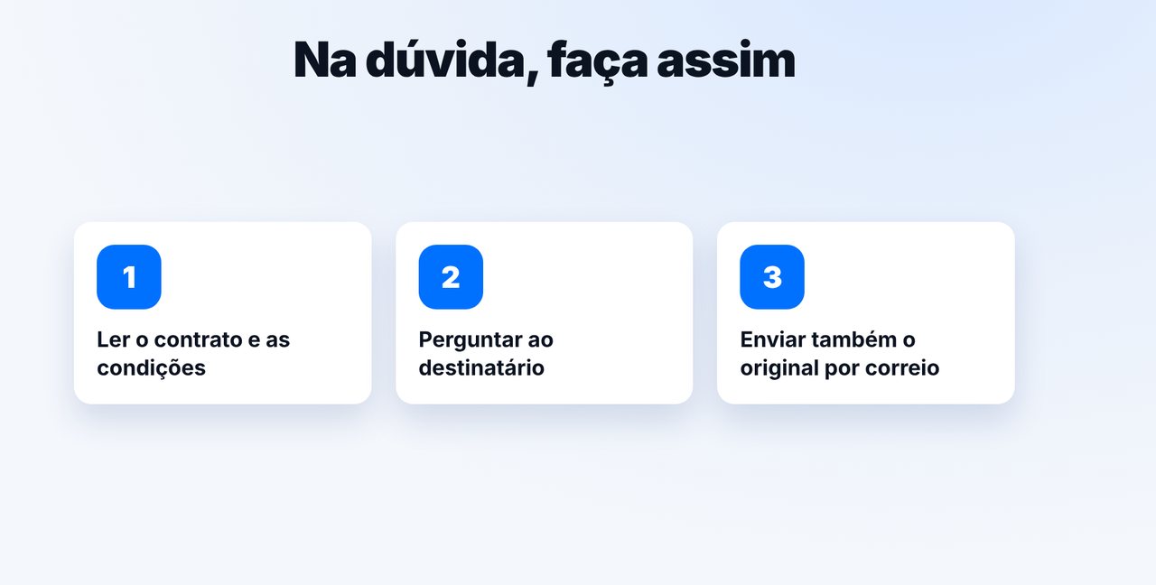 Na dúvida, jogar pelo seguro