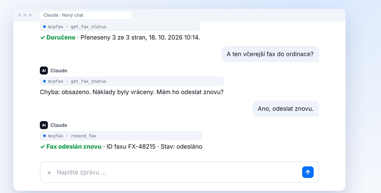 Při chybě odeslat znovu