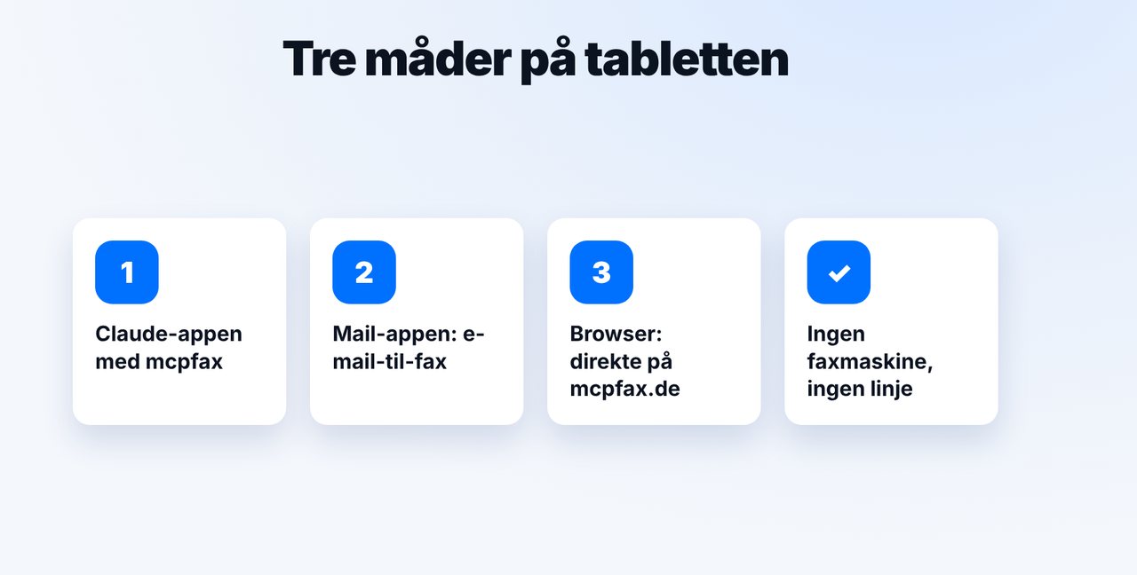 Vælg en måde