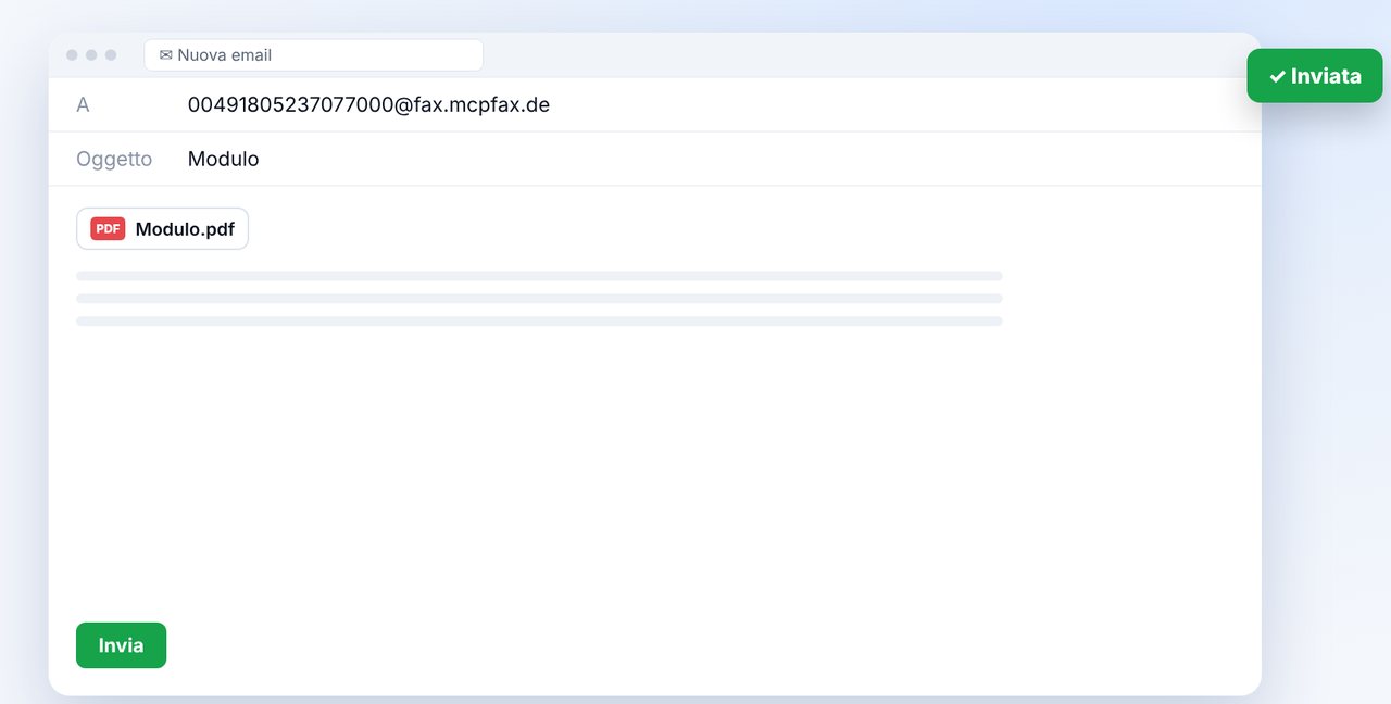 In alternativa: app Mail