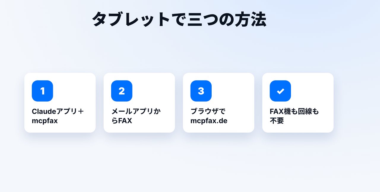 方法を選ぶ