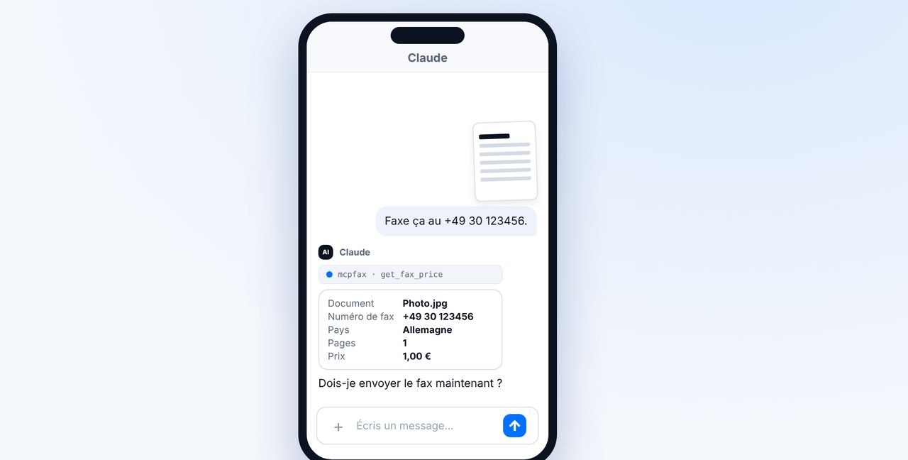 Donner le numéro, vérifier le prix