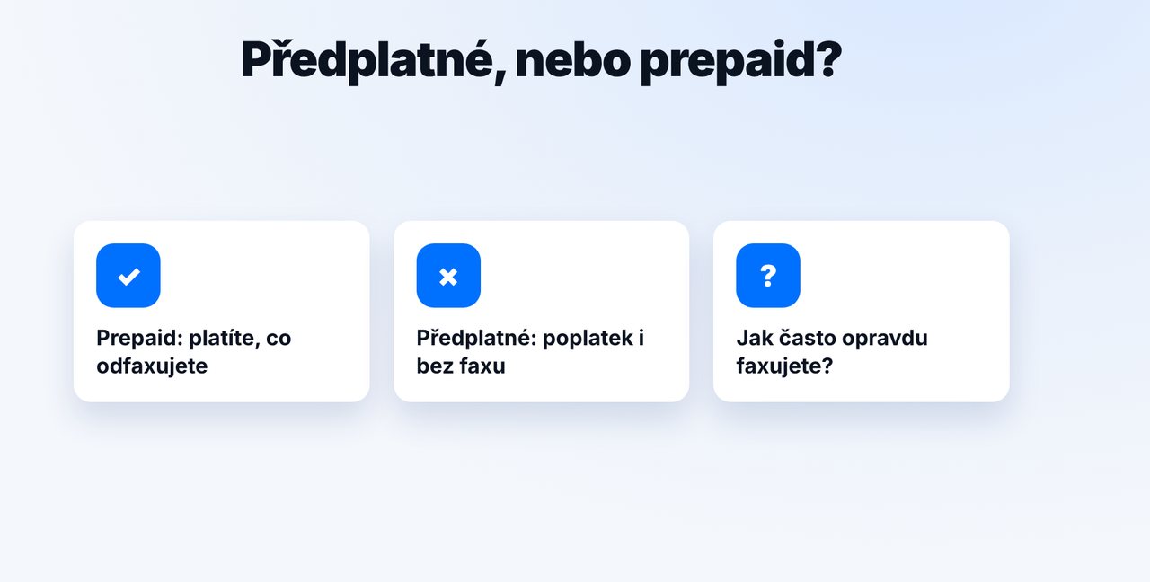 Předplatné, nebo prepaid