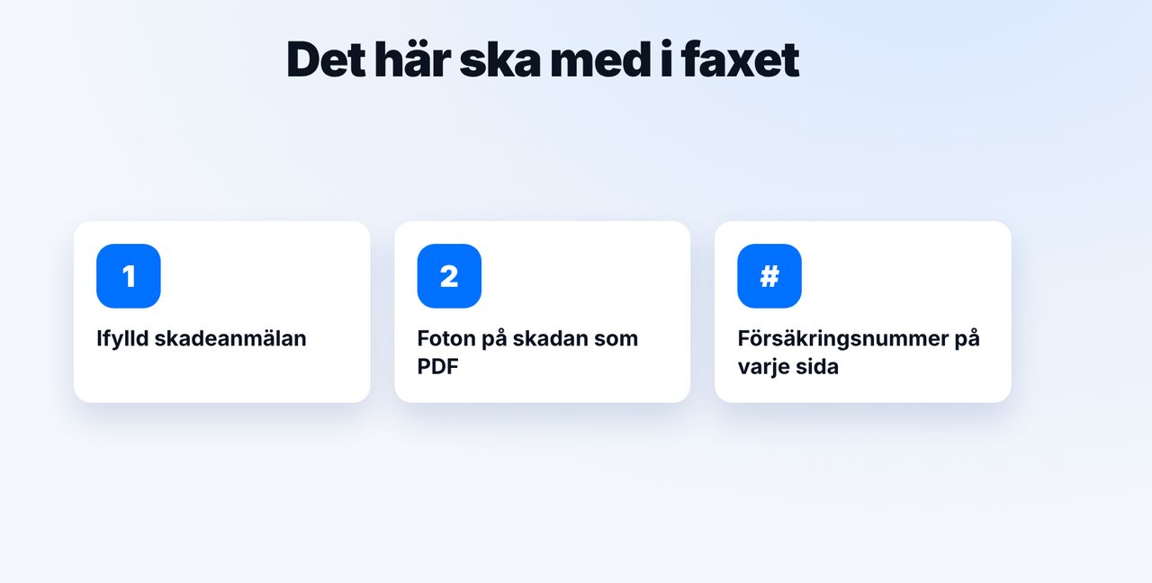 Förbered underlagen